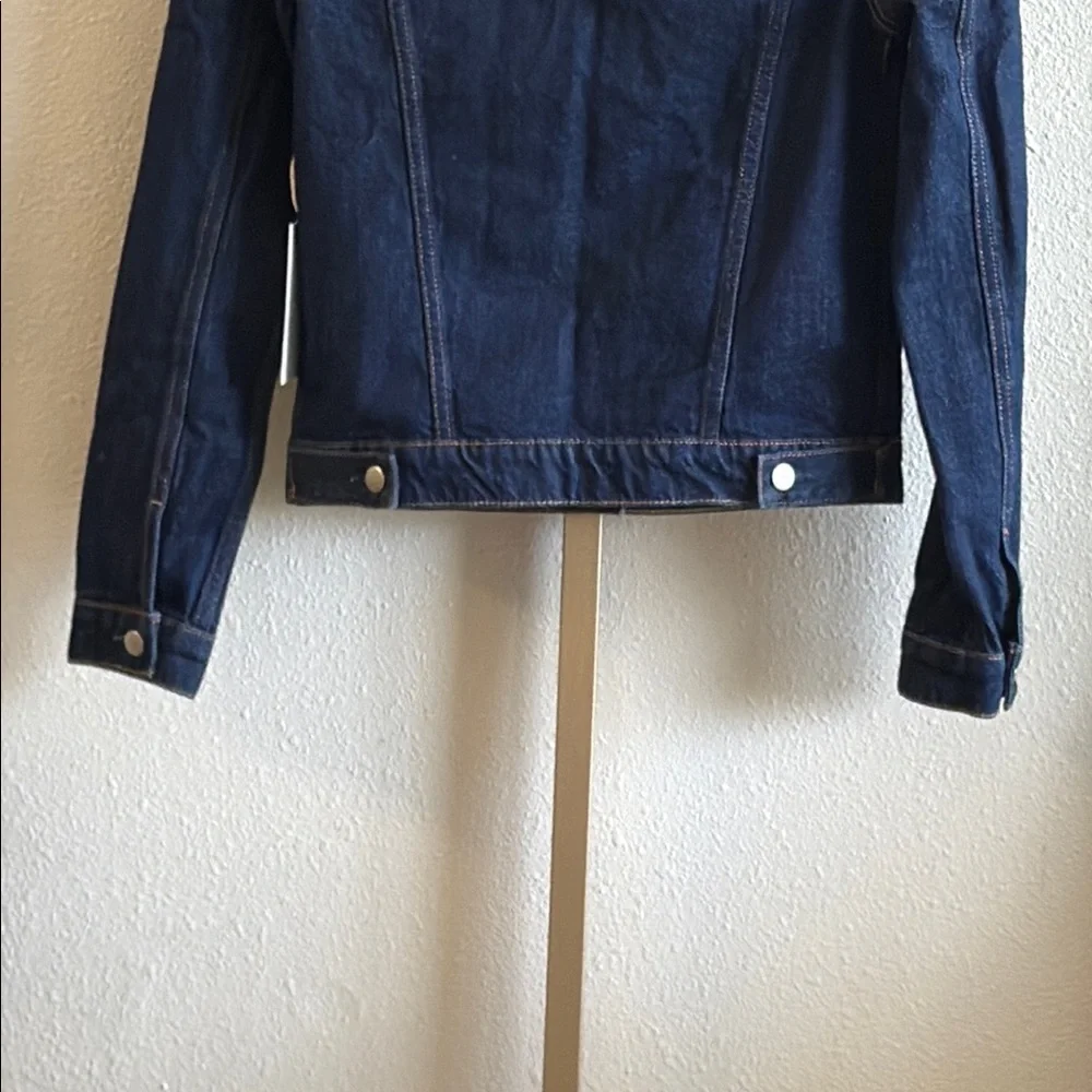Etica dark Blue Denim Jacket Size S NWT - Picture 5 of 7